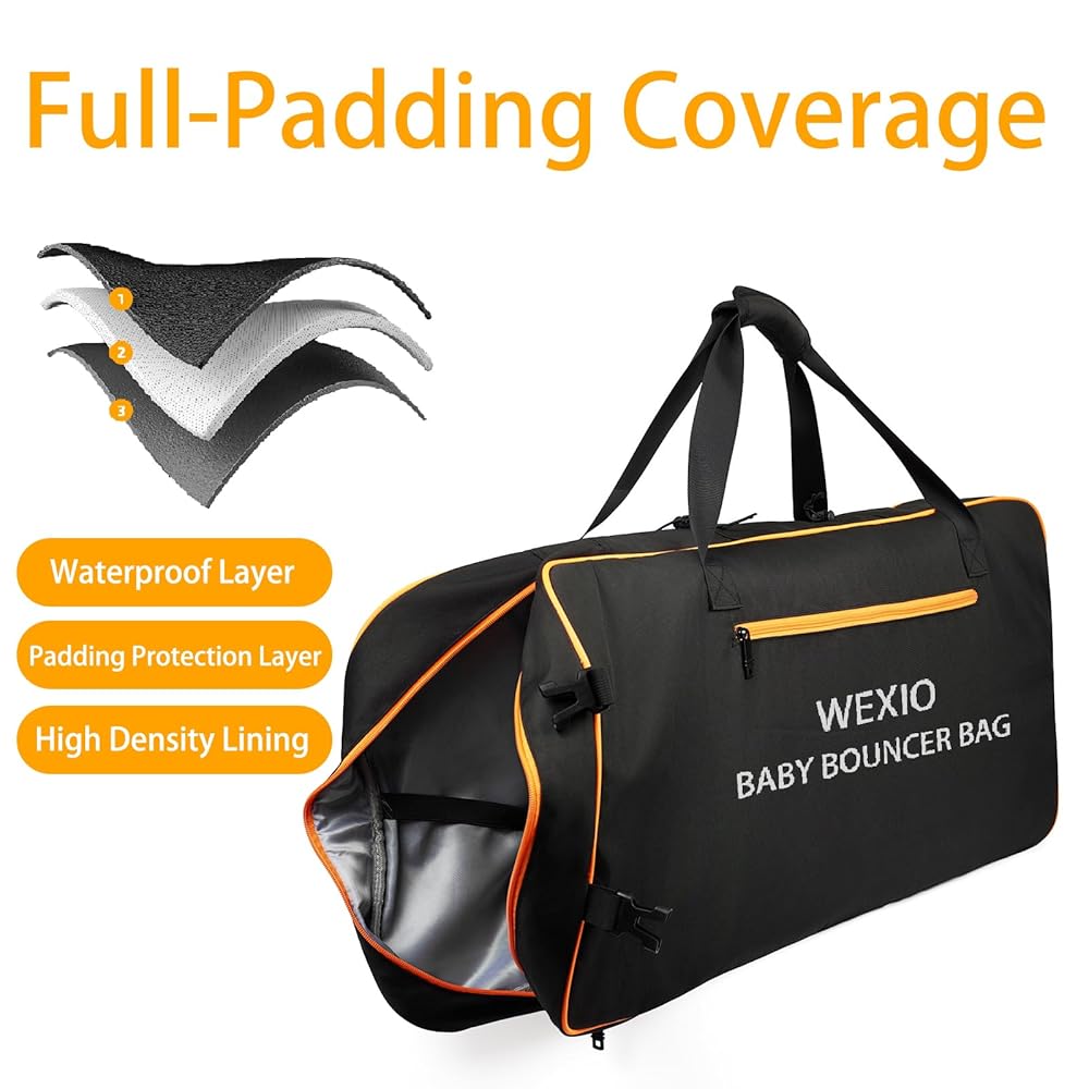 Amazon.com : WEXIO Padded Baby Bouncer Transport Bag